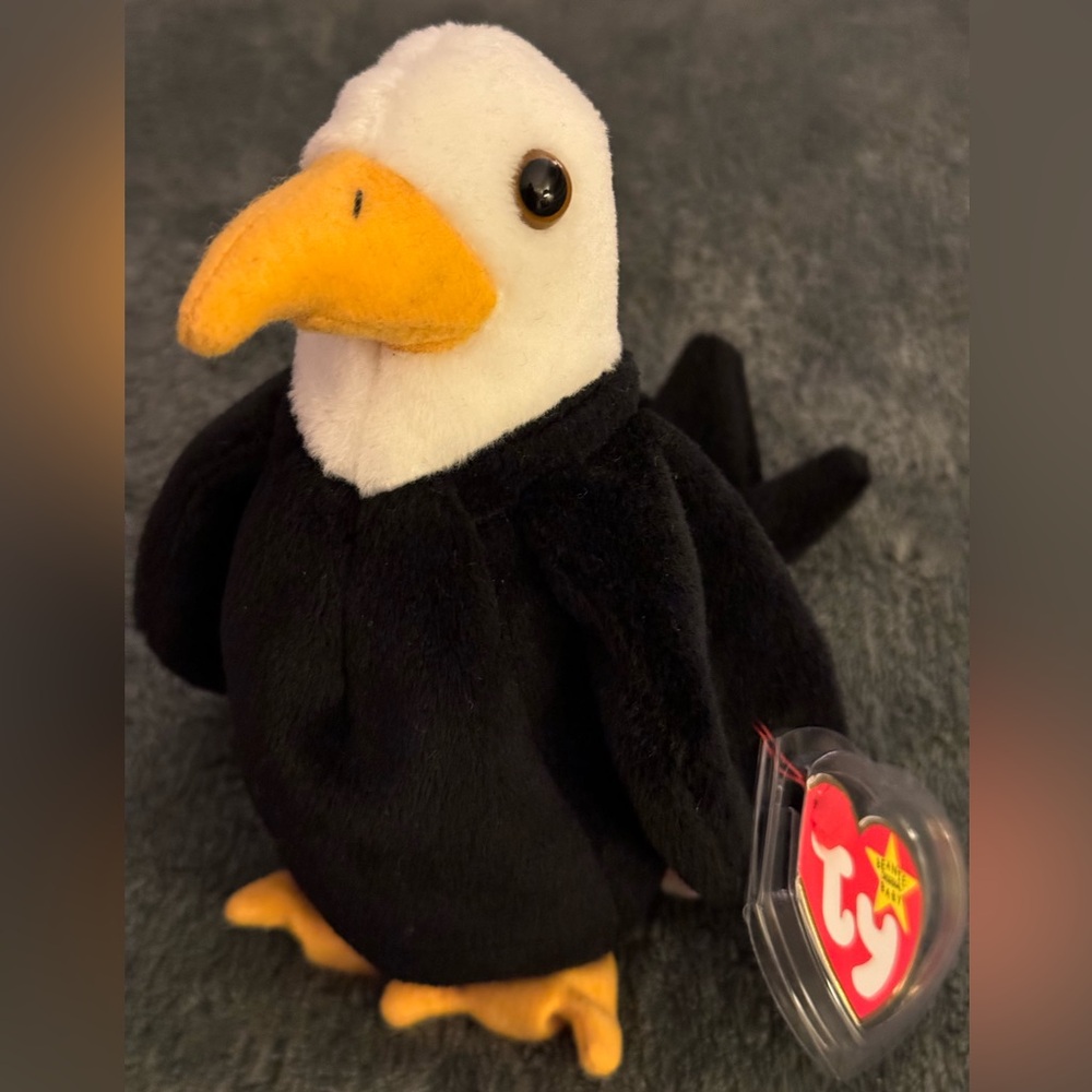 TY Beanie Babies “Baldy” Eagle